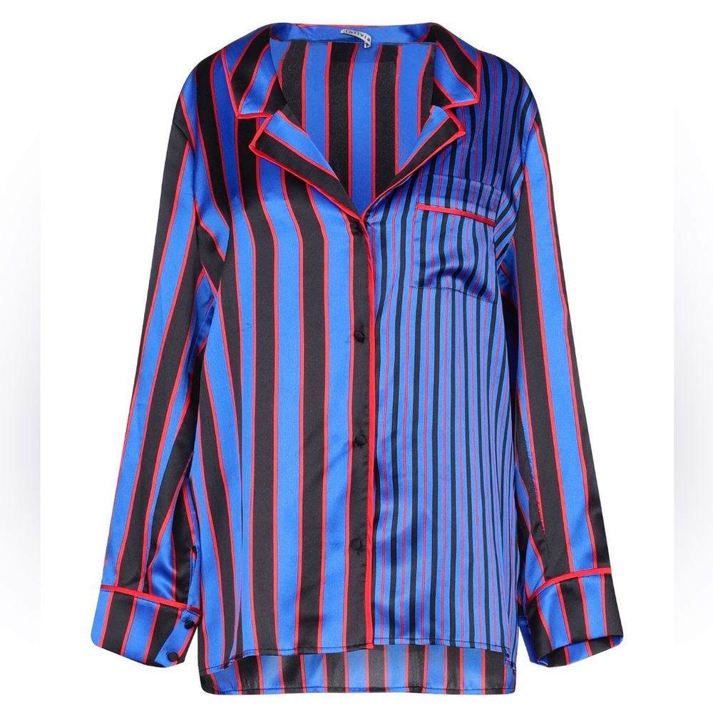 Alice + Olivia Silk Striped Top (top only) $20